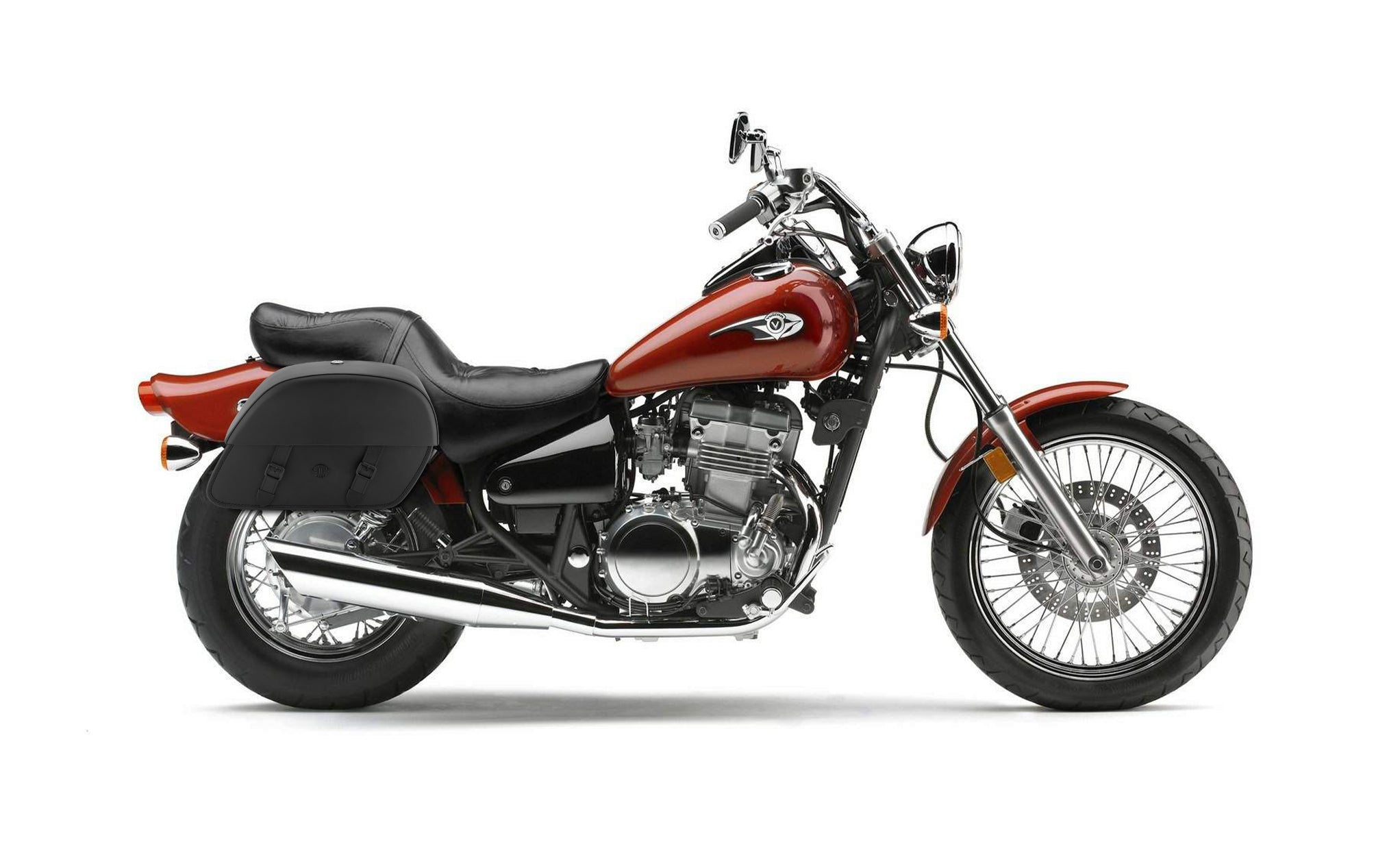 28L - Baelor Medium Vulcan 500 EN500 Motorcycle Saddlebags @expand