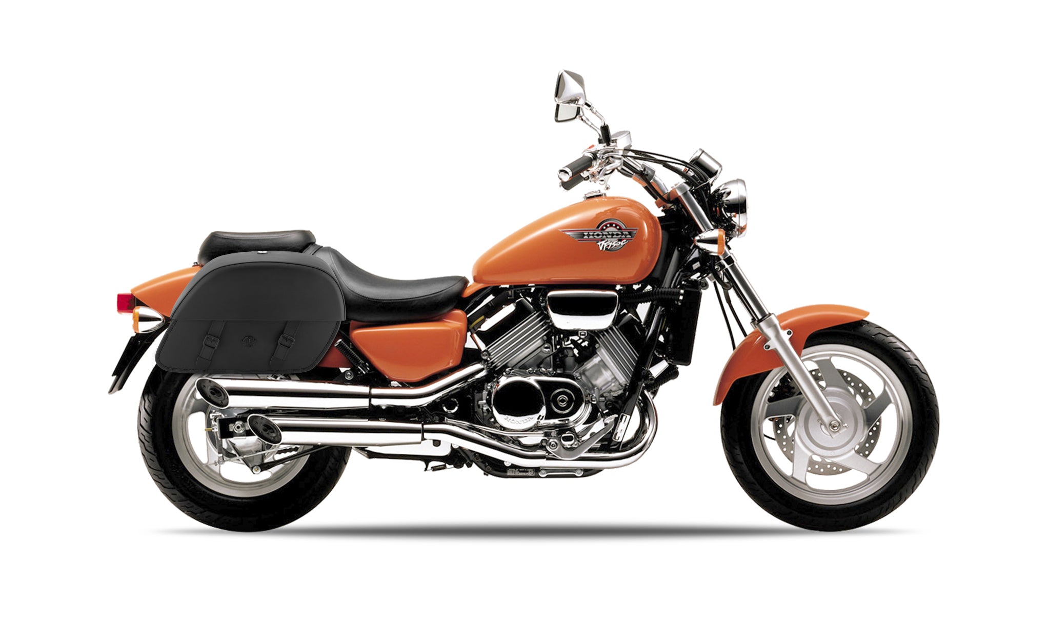 28L - Baelor Medium Magna 750 VF750C Motorcycle Saddlebags @expand
