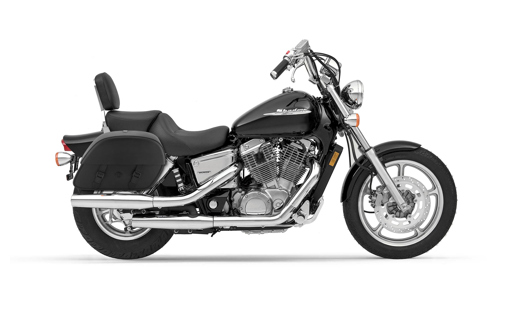 28L - Baelor Medium Shadow 1100 Spirit Motorcycle Saddlebags @expand