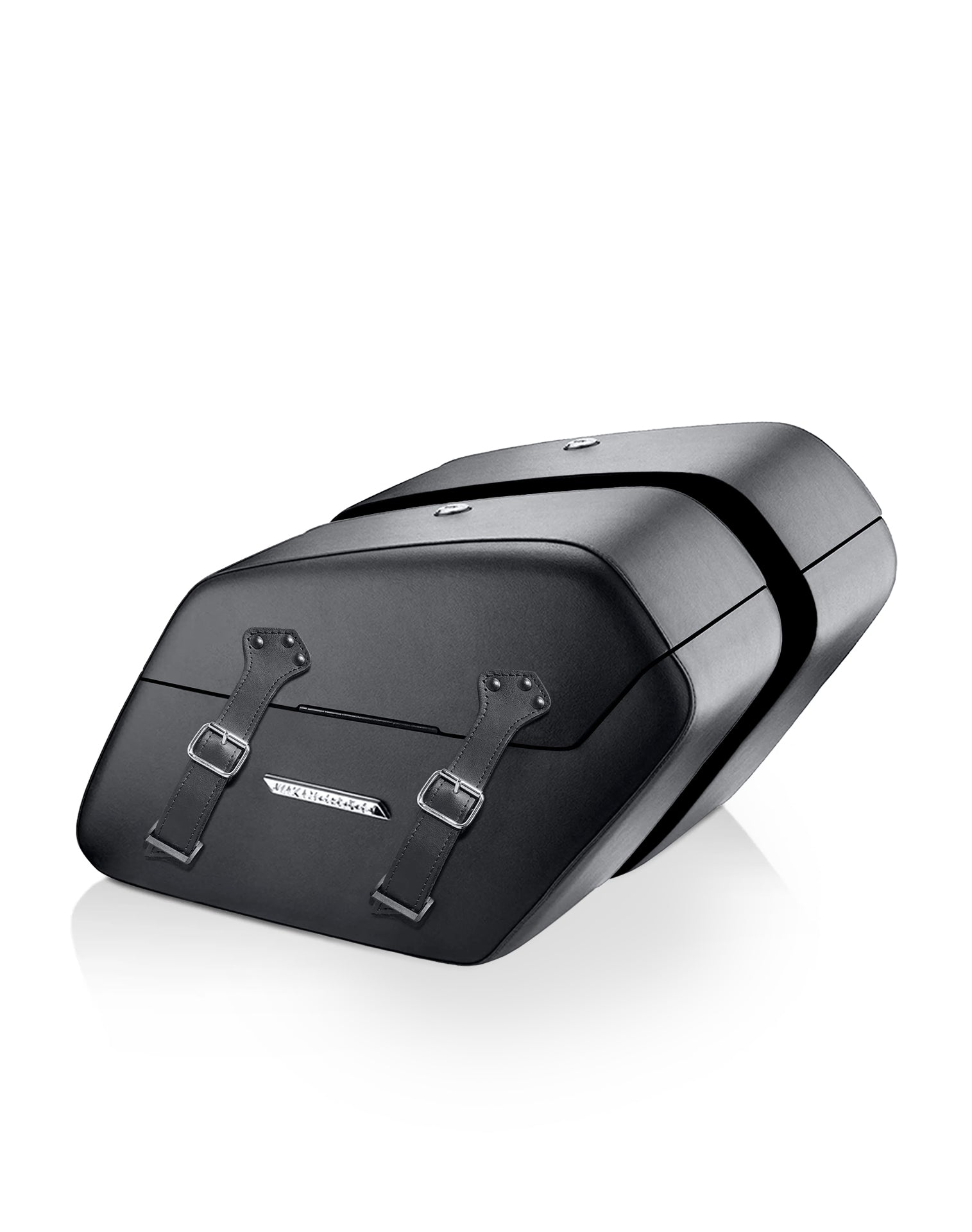 42L - Baldur XL Honda VTX 1800 T (Tourer) Leather Wrapped Hard Saddlebags Main View