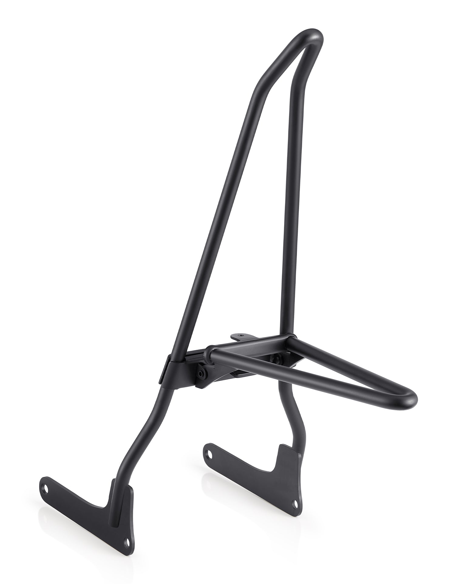Iron Born Blade 25" Sissy Bar with Foldable Luggage Rack for Harley Softail Standard FXST Matte Black