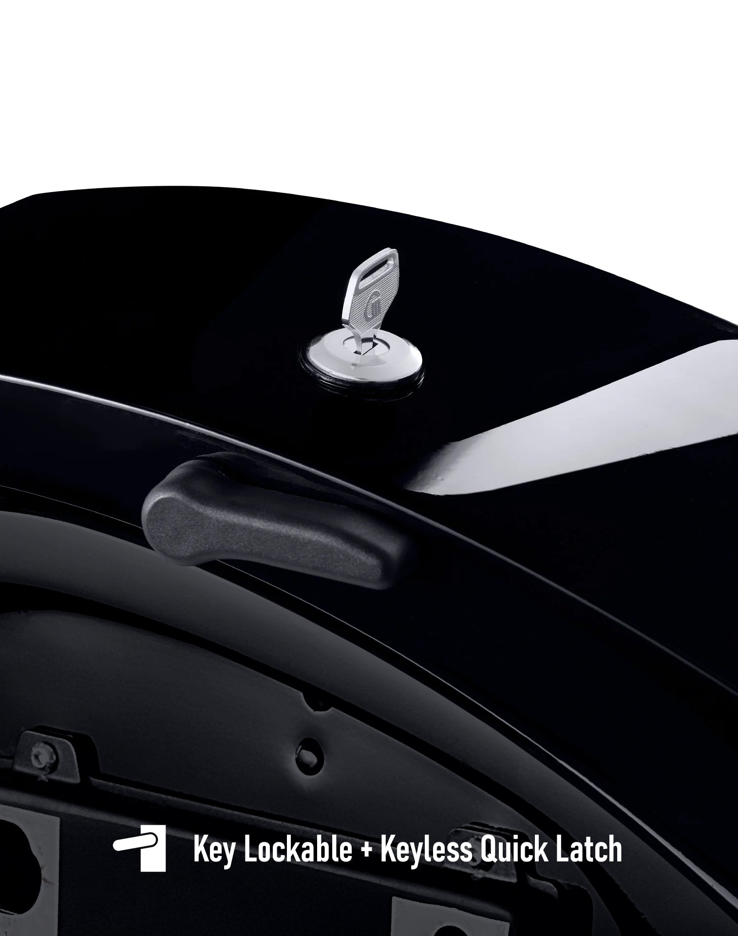 56L - Titan XL Quick-Mount Painted Hard Saddlebags for Harley Softail Low Rider ST FXLRST Key Lockable