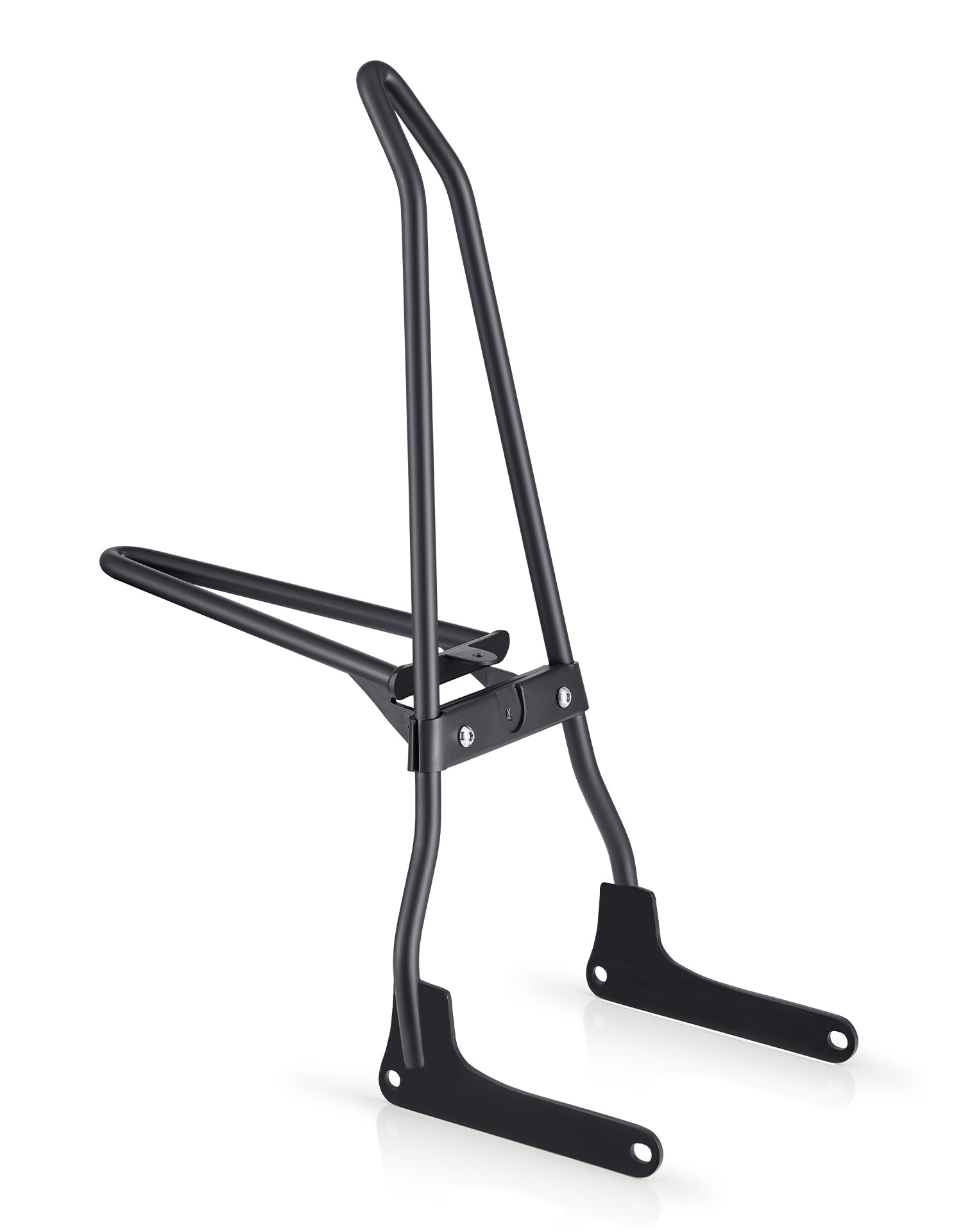 Iron Born Blade 25" Sissy Bar with Foldable Luggage Rack for Harley Softail Low Rider ST FXLRST Matte Black