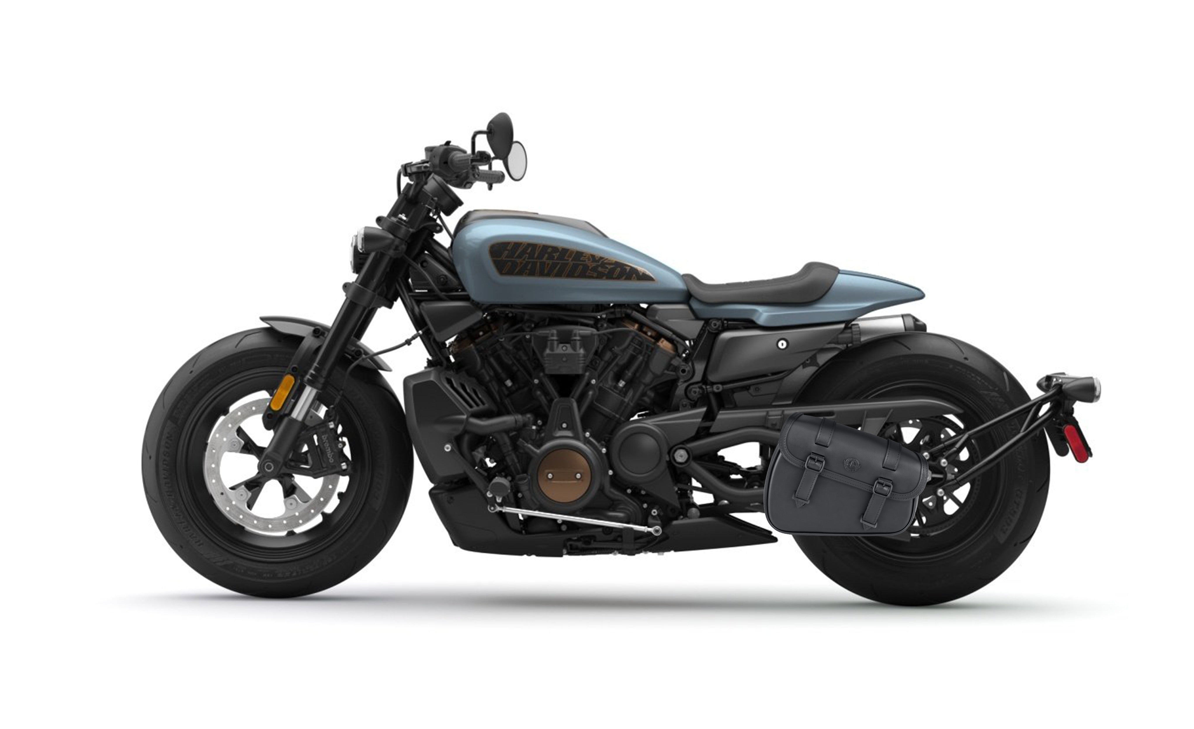 7L - Ronin Harley Sportster S (RH1250S) Motorcycle Swing Arm Bag @expand