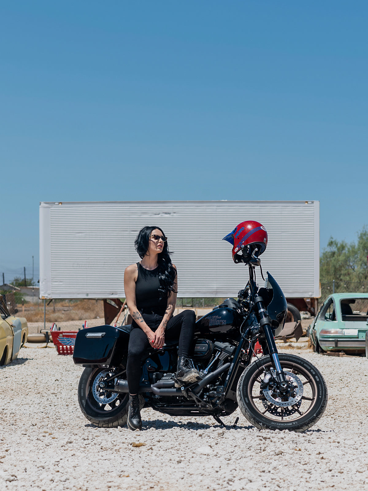 Harley Davidson Softail Low Rider FXLR Saddlebags - 2018 & Later