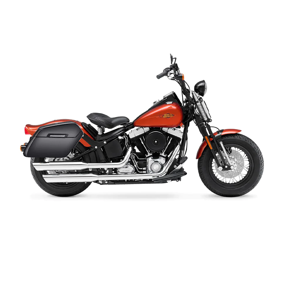 Saddlebags for Harley Softail Cross Bones FLSTSB Motorcycle