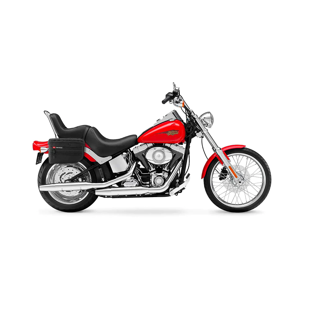 Saddlebags for Harley Softail Custom FXSTC Motorcycle