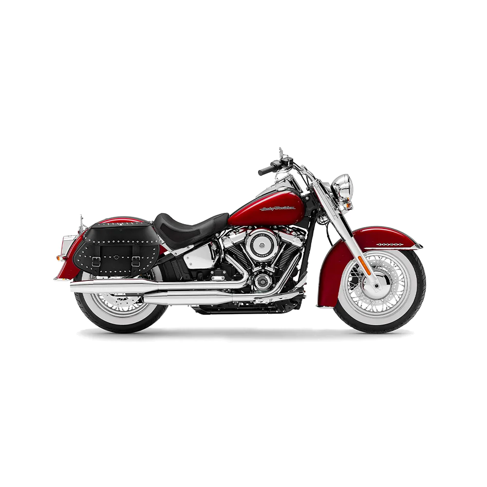 Saddlebags for Harley Softail Deluxe FLDE Motorcycle