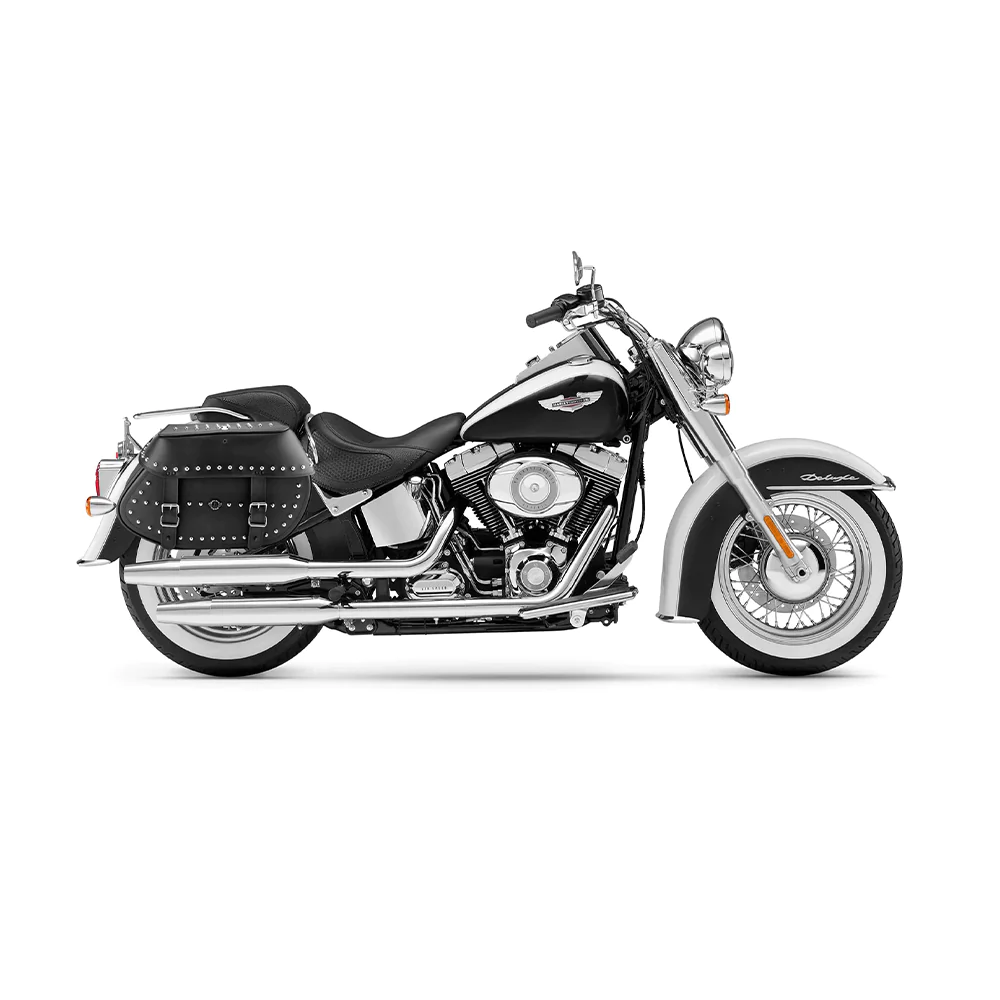 Saddlebags for Harley Softail Deluxe FLSTNI Motorcycle