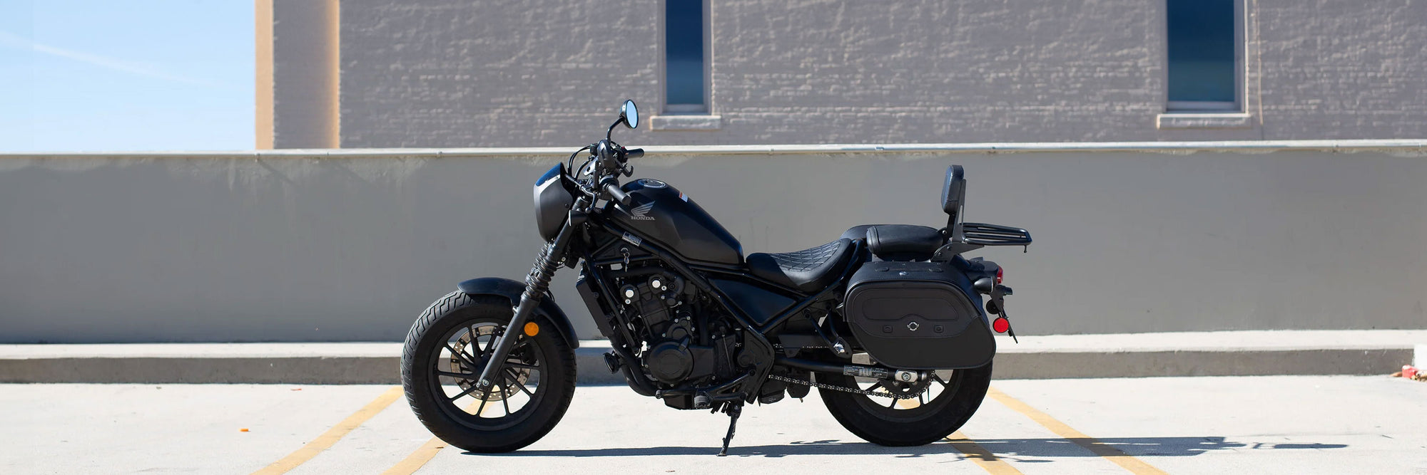 Honda Rebel Saddlebags. Hard & Leather Saddle Bags for Rebel VikingBags