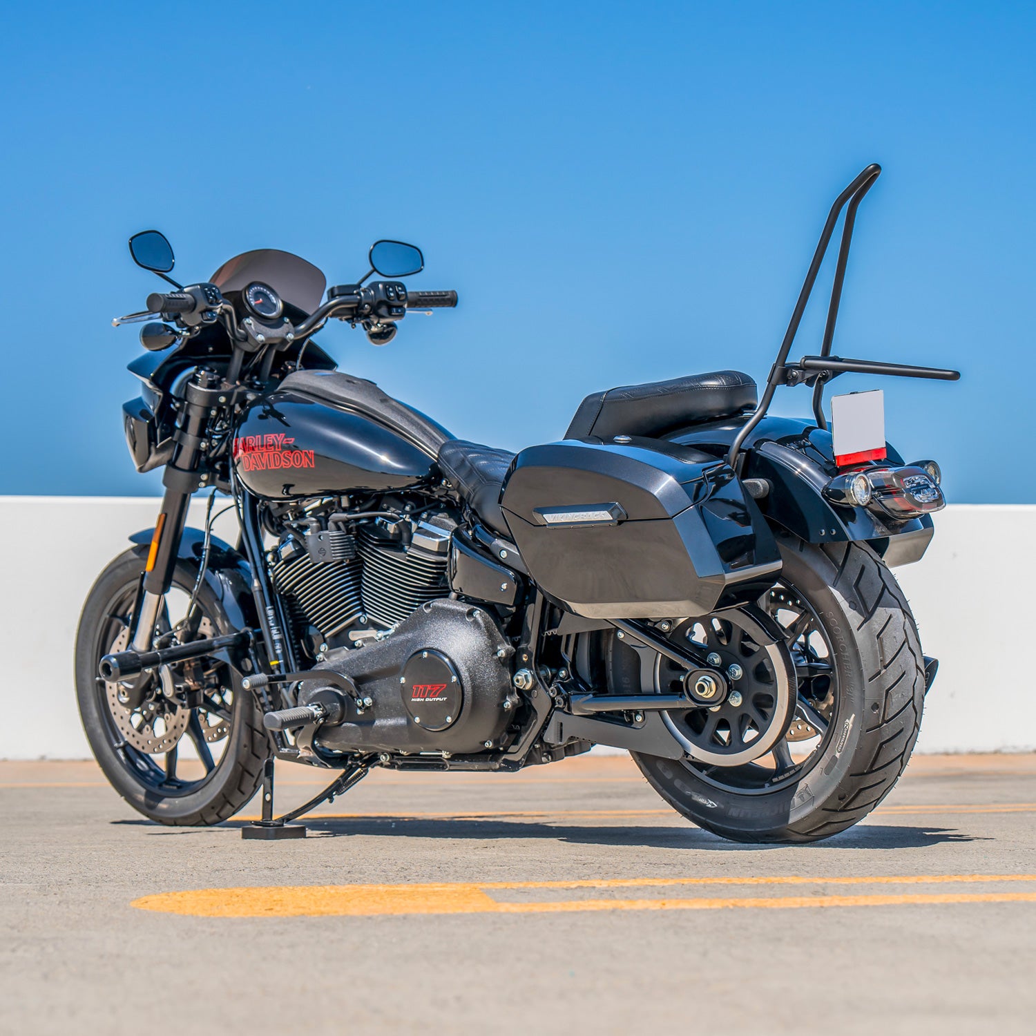 Viking 32L Darkin Large Quick Mount Harley Low Rider S Painted