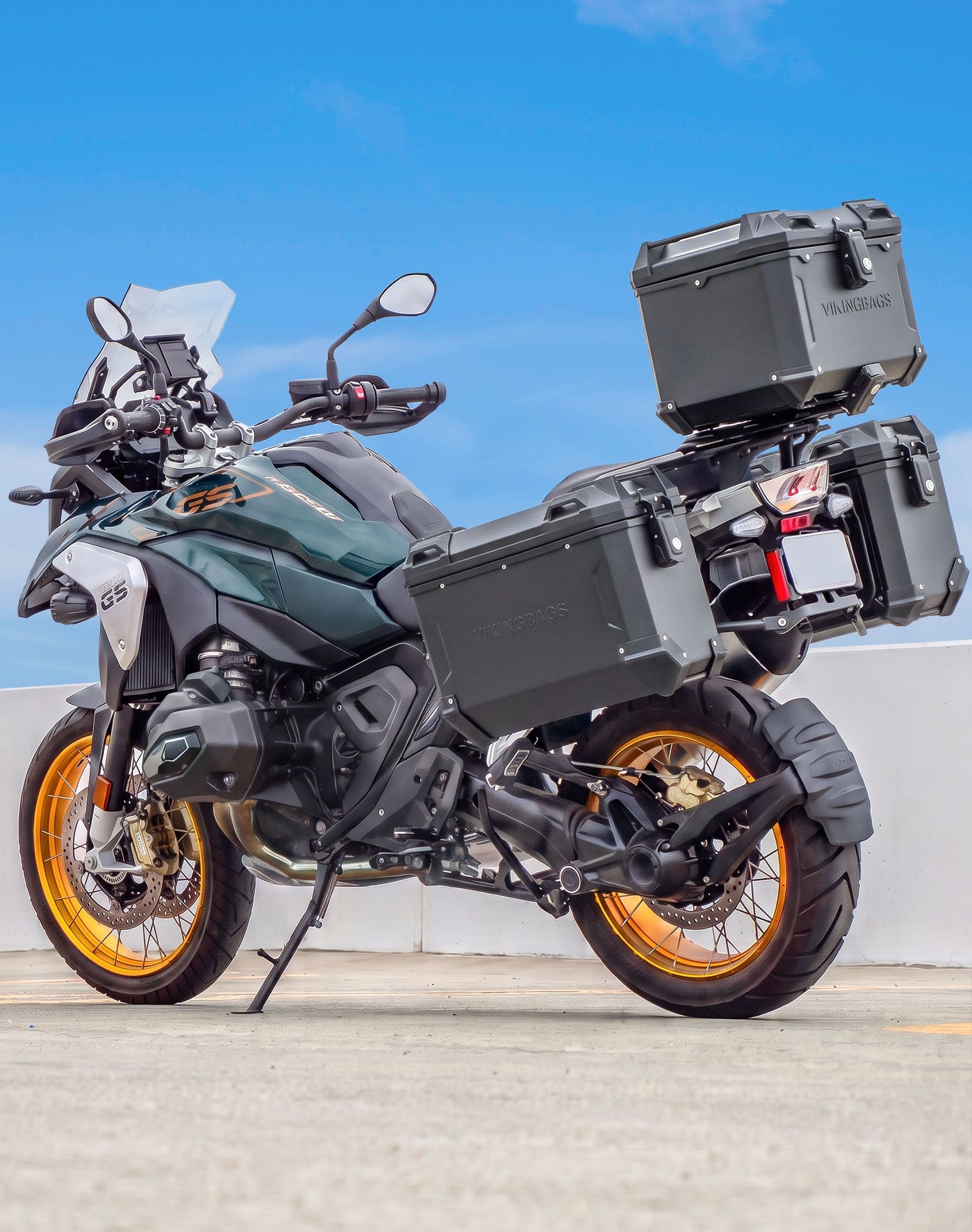 Viking Apex 38L Black XL BMW R1300 GS ADV Touring Top Case