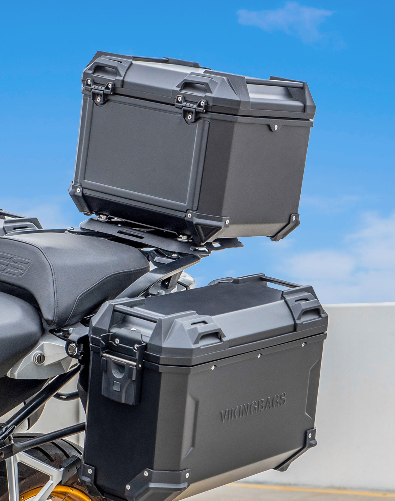 Viking Apex 38L Black XL BMW R1300 GS ADV Touring Top Case