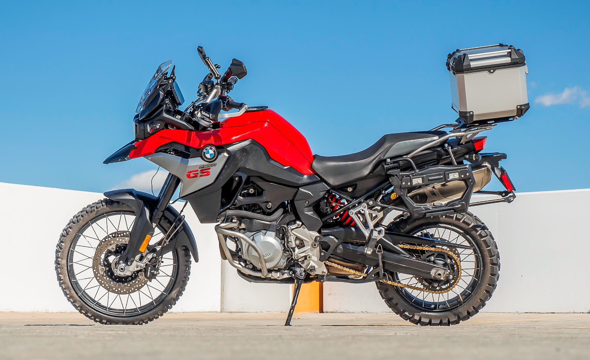 Viking Apex 38L Silver Extra Large BMW F 850 GS ADV Touring Top Case
