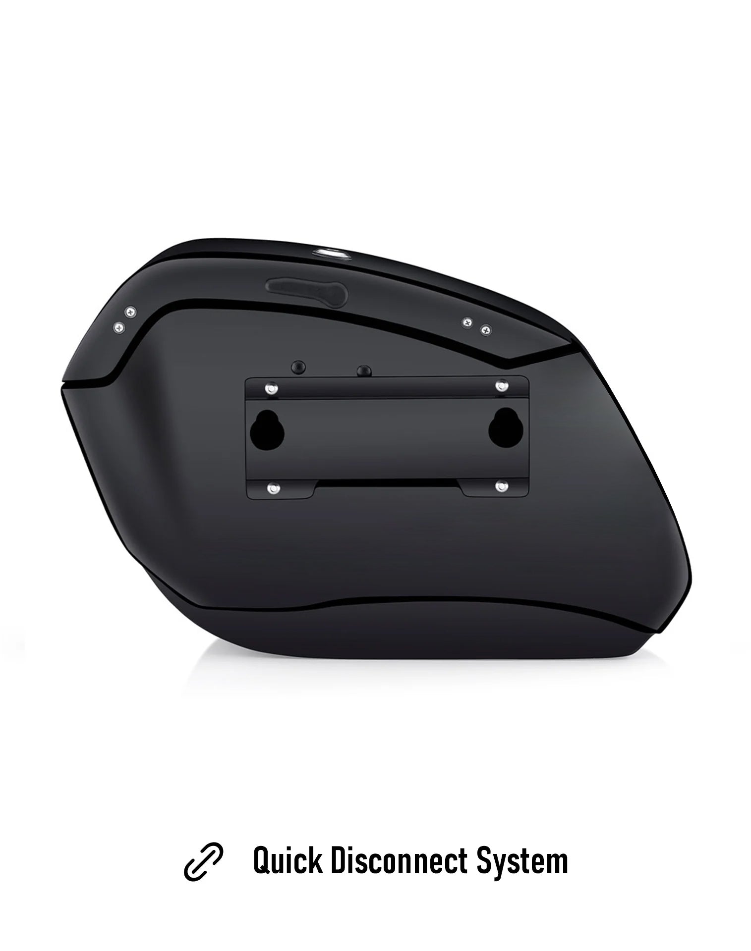 32L - Darkin Large Quick Mount Painted Hard Saddlebags for Harley Softail Heritage FLHC/S Quick Disconnect System