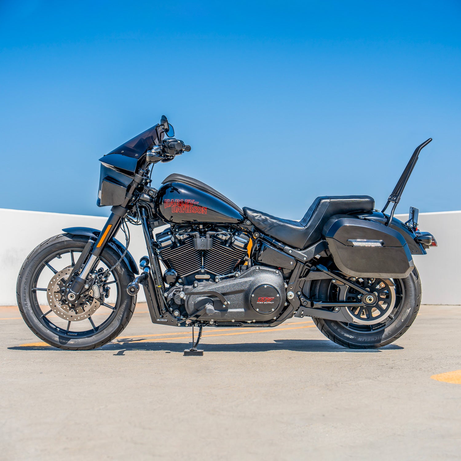 Viking 32L Darkin Large Quick Mount Harley Low Rider S Painted