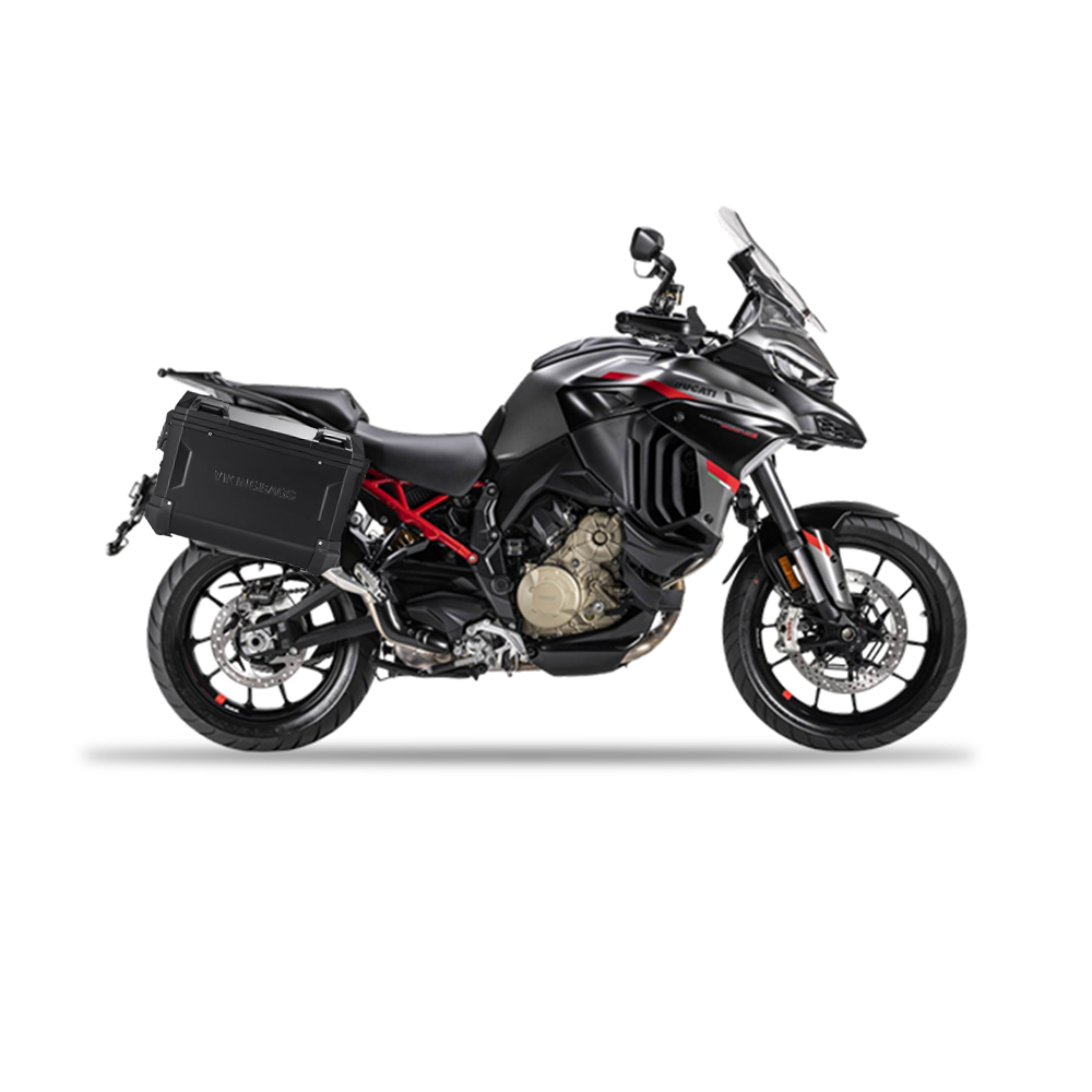 adv touring side cases for ducati adventure touring motorcycle