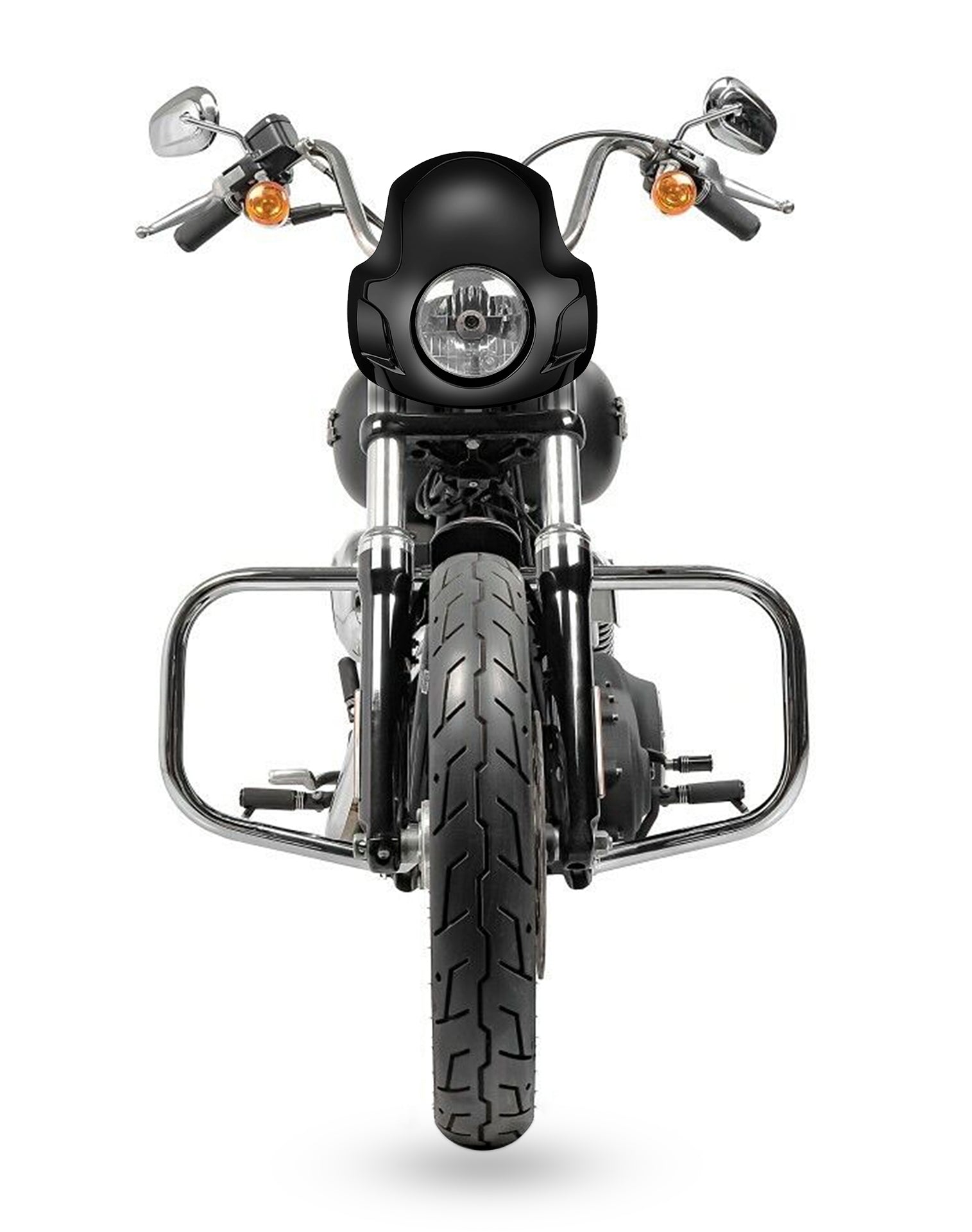 Viking Strider Sport Motorcycle Fairing For Harley Dyna Super Glide Custom FXDC/I Gloss Black