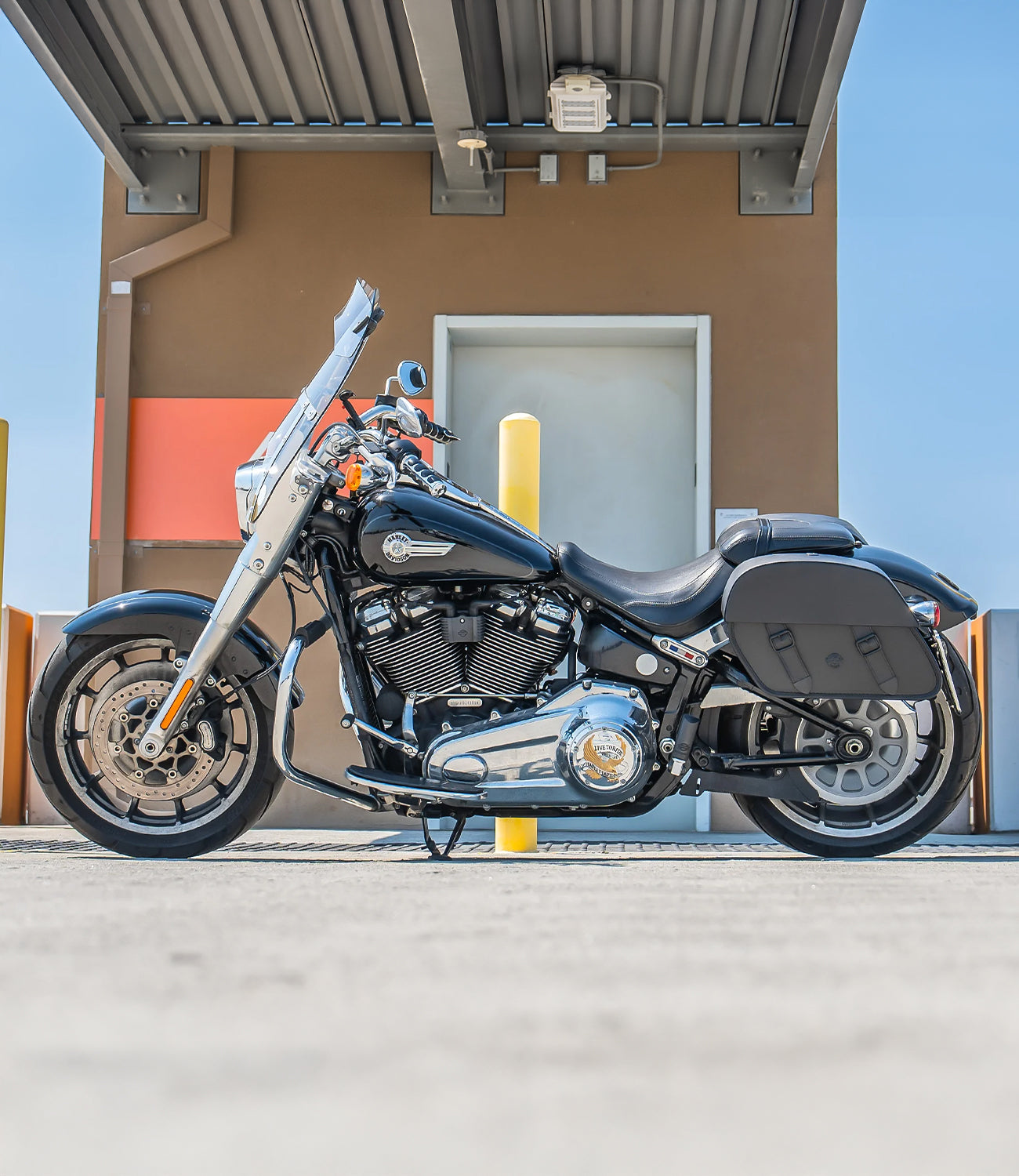 Harley Davidson Softail Fat Boy FLFB/S Saddle Bags - 2018 & Later