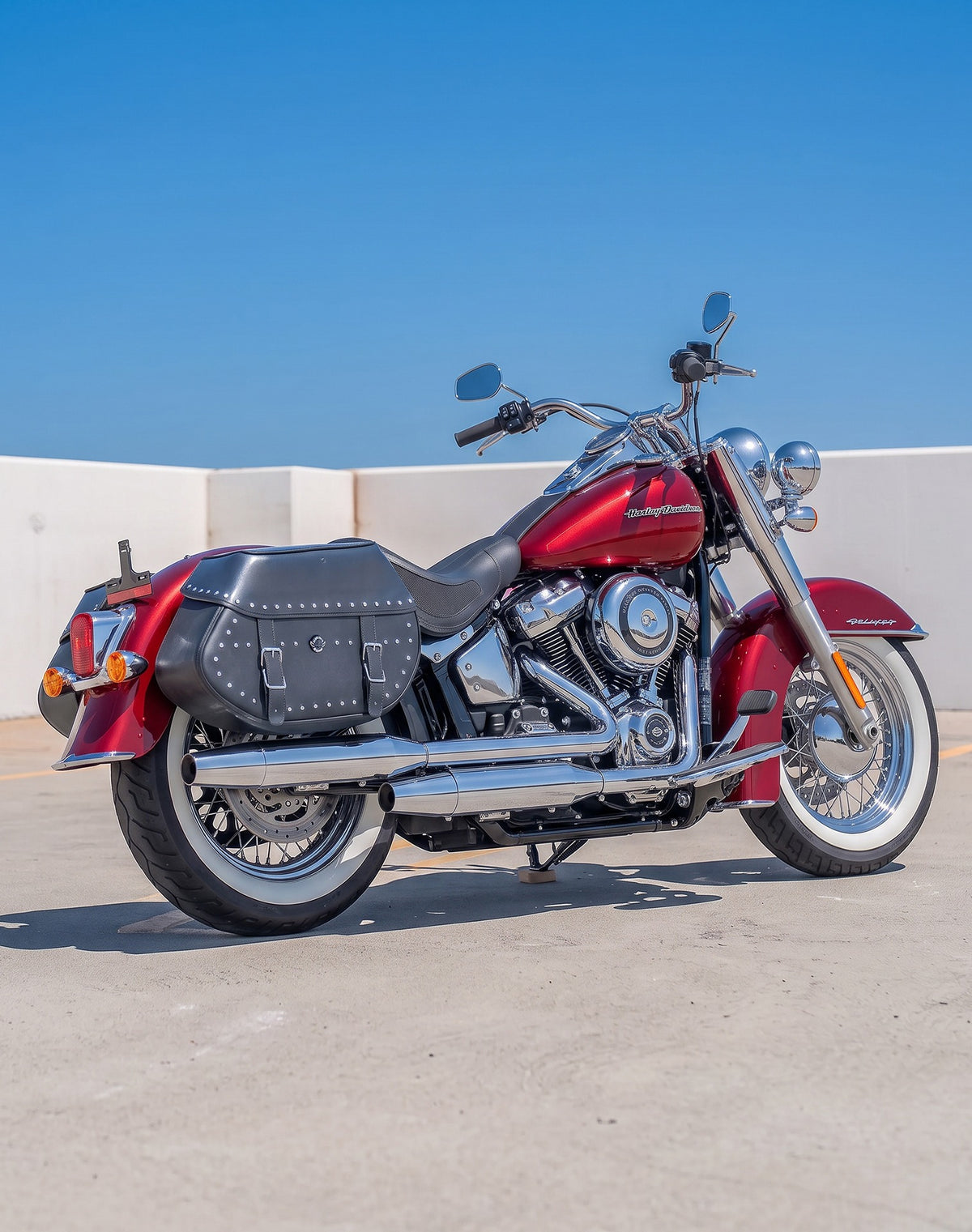 Harley Davidson Softail Deluxe FLDE Saddle Bags - 2018 & Later