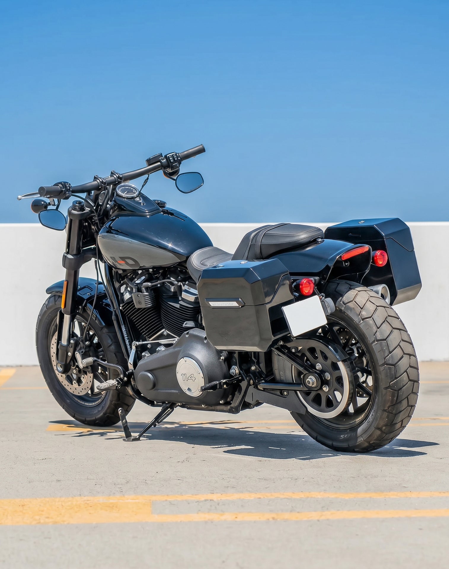 Harley Softail Fat Bob FXFB/S All Motorcycle Luggage Bags, Parts & Accessories By Bike