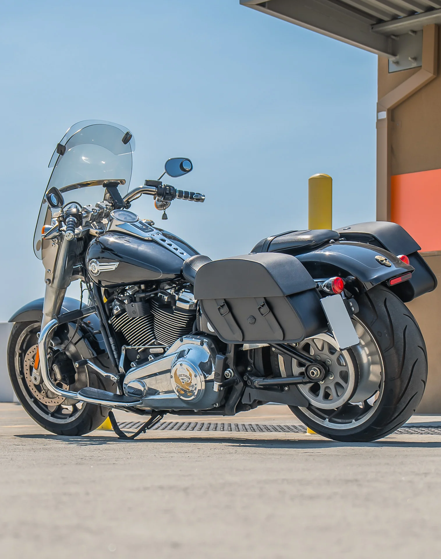 Harley Softail Fat Boy FLFB/S All Motorcycle Luggage Bags, Parts & Accessories By Bike