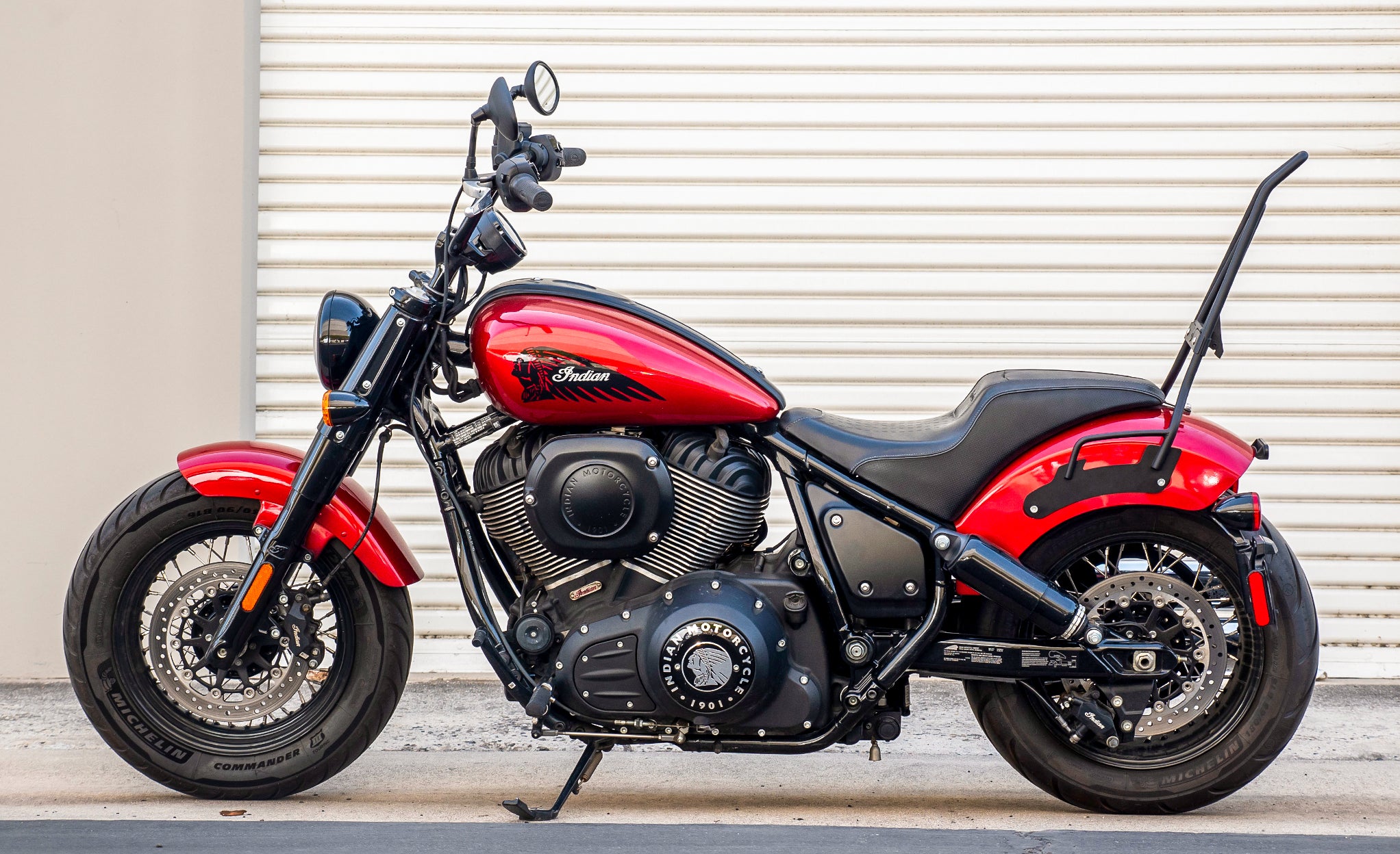 Barres De Protection (stunt Cage) Pour Indian Scout / Bobber (2015-2024) - Noir, Acier, Montage Direct - 5