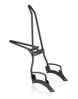 Iron Born Blade 25" Sissy Bar with Foldable Luggage Rack for Indian Scout Bobber Matte Black Main View