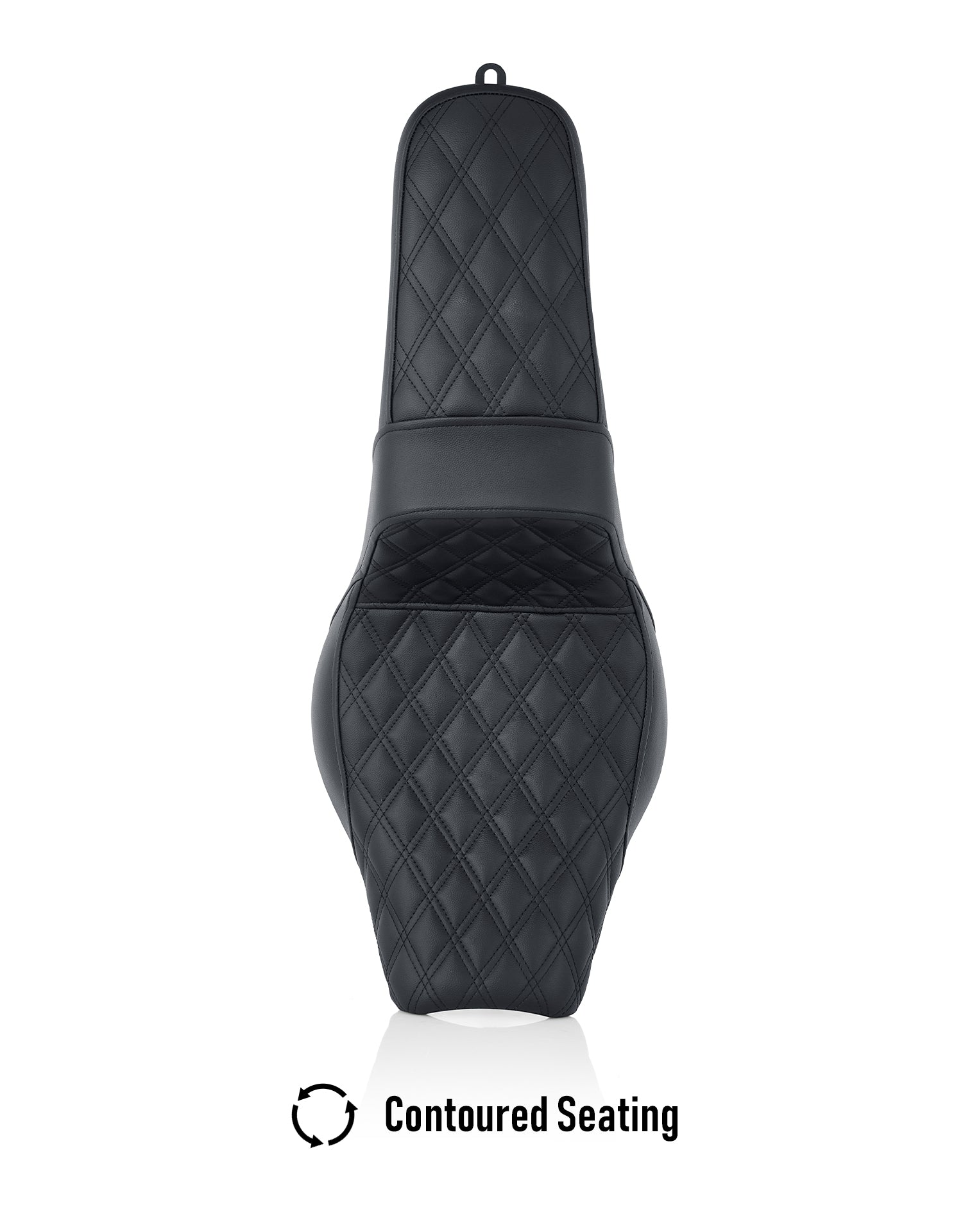 Iron Born Diamond Stitch 2-Up Seat for Harley Softail Deadwood Contoured Seating