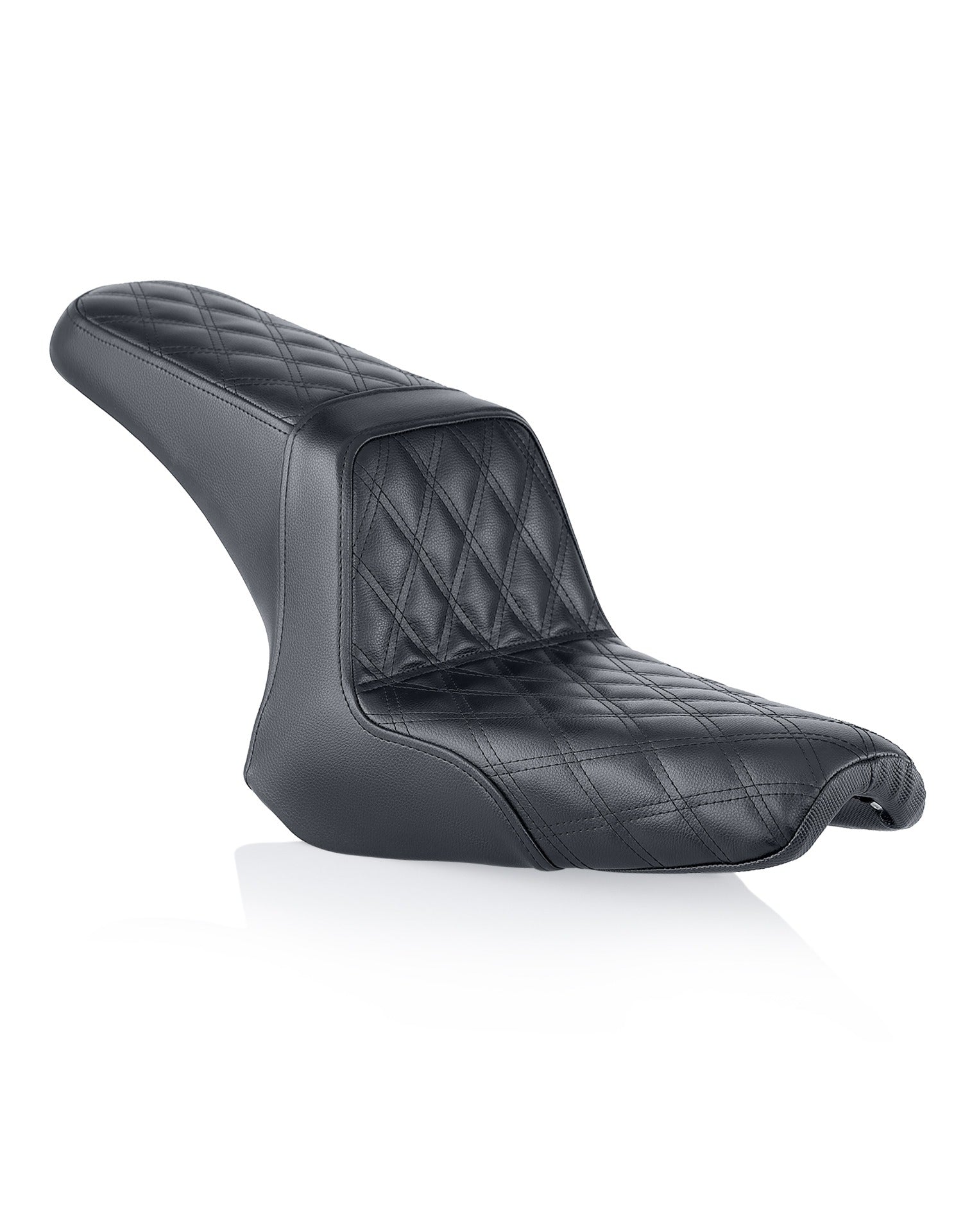 Iron Born Diamond Stitch Yamaha Bolt 2-Up Seat Black