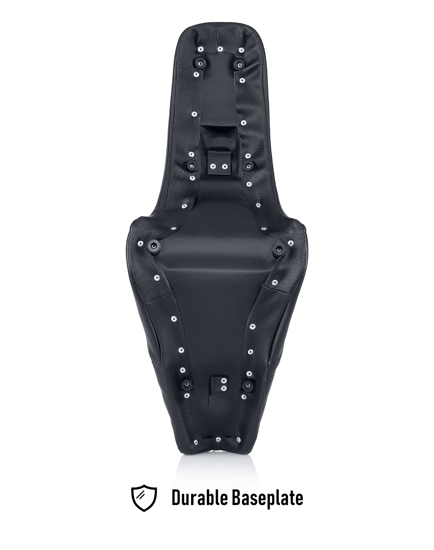 Iron Born Diamond Stitch Yamaha Bolt 2-Up Seat Black