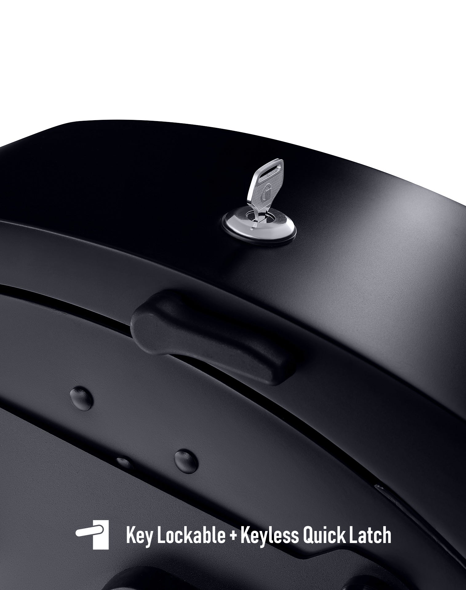 24L - Ironclad Quick-Mount Medium Harley Softail Fat Bob FXFB/S Matte Hard Saddlebags Key Lockable