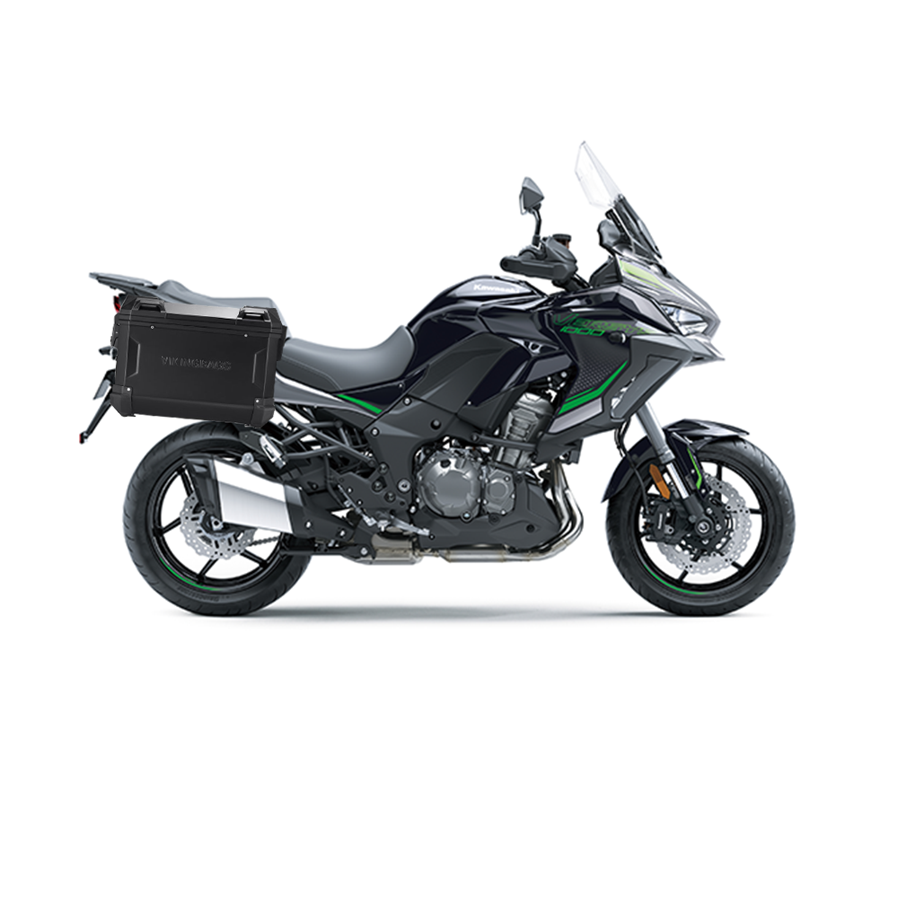 adv touring side cases for kawasaki adventure touring motorcycle