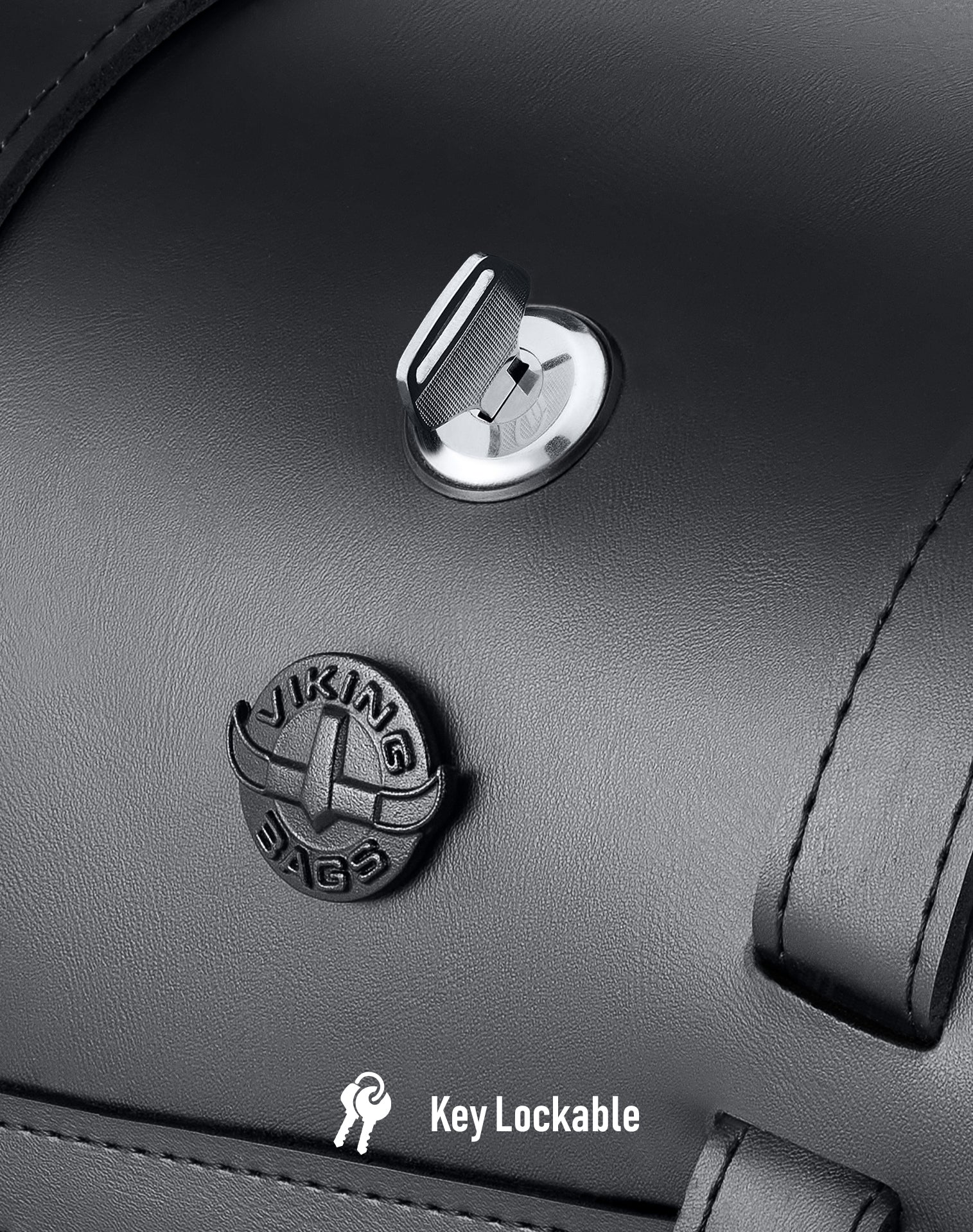 30L - Kronan Large BMW R18 Leather Saddlebags Key Lockable