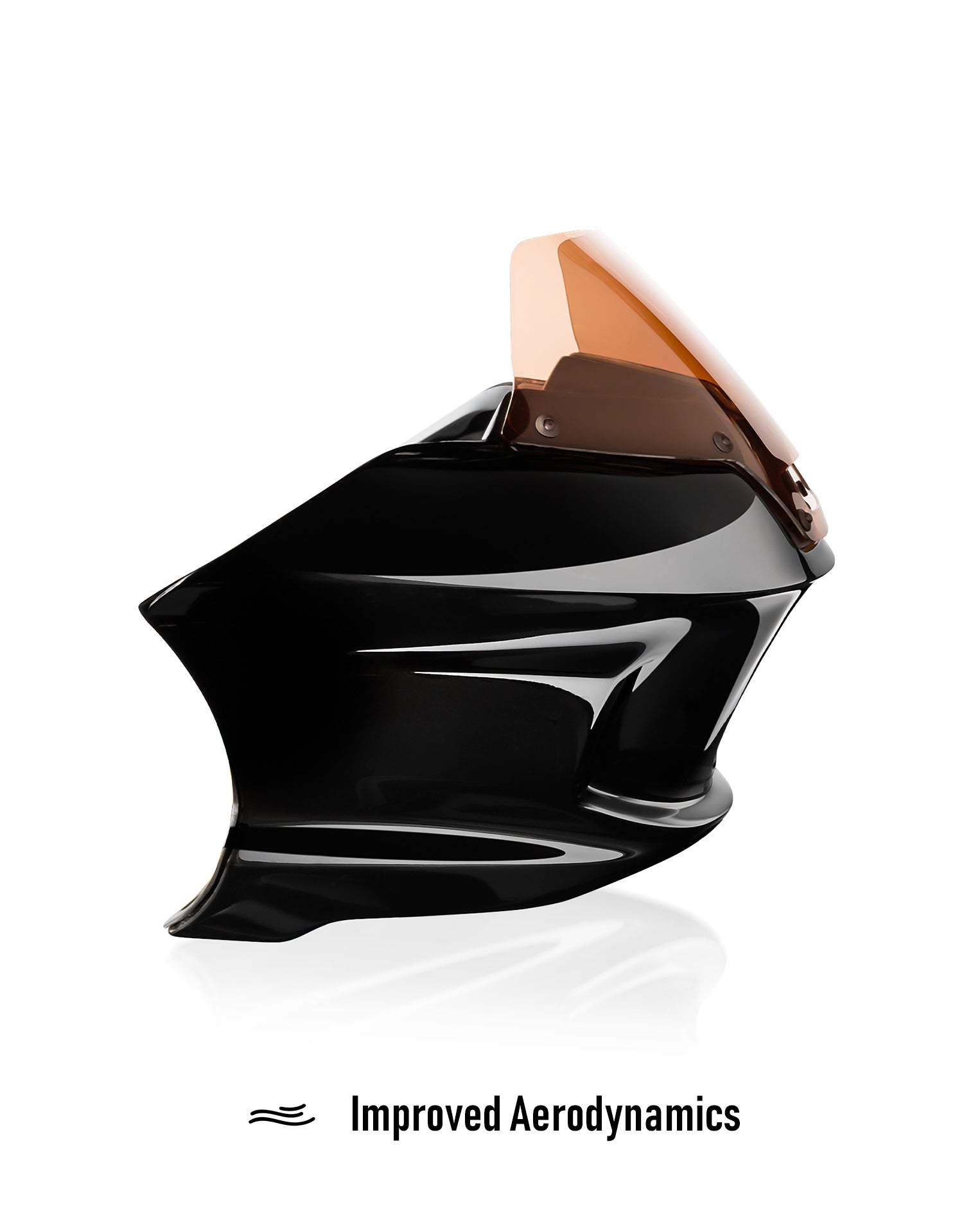 Viking Maverick Motorcycle Fairing For Harley Softail Street Bob FXBB/S Gloss Black Improved Aerodynamic