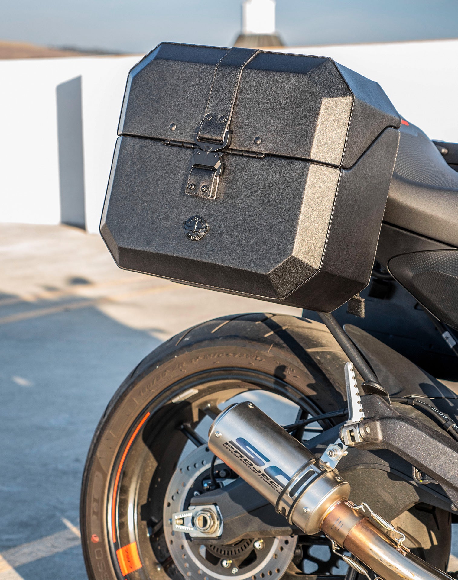 Viking 20L Outlaw Quick-Mount Ducati Monster 797 Hard Saddlebags