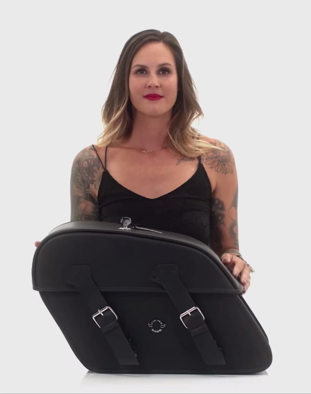 Viking 40L Raven XL Harley Softail Deluxe FLSTN/I Leather Motorcycle