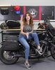 60L - Stealth XL Quick Mount Saddlebags for Harley Softail