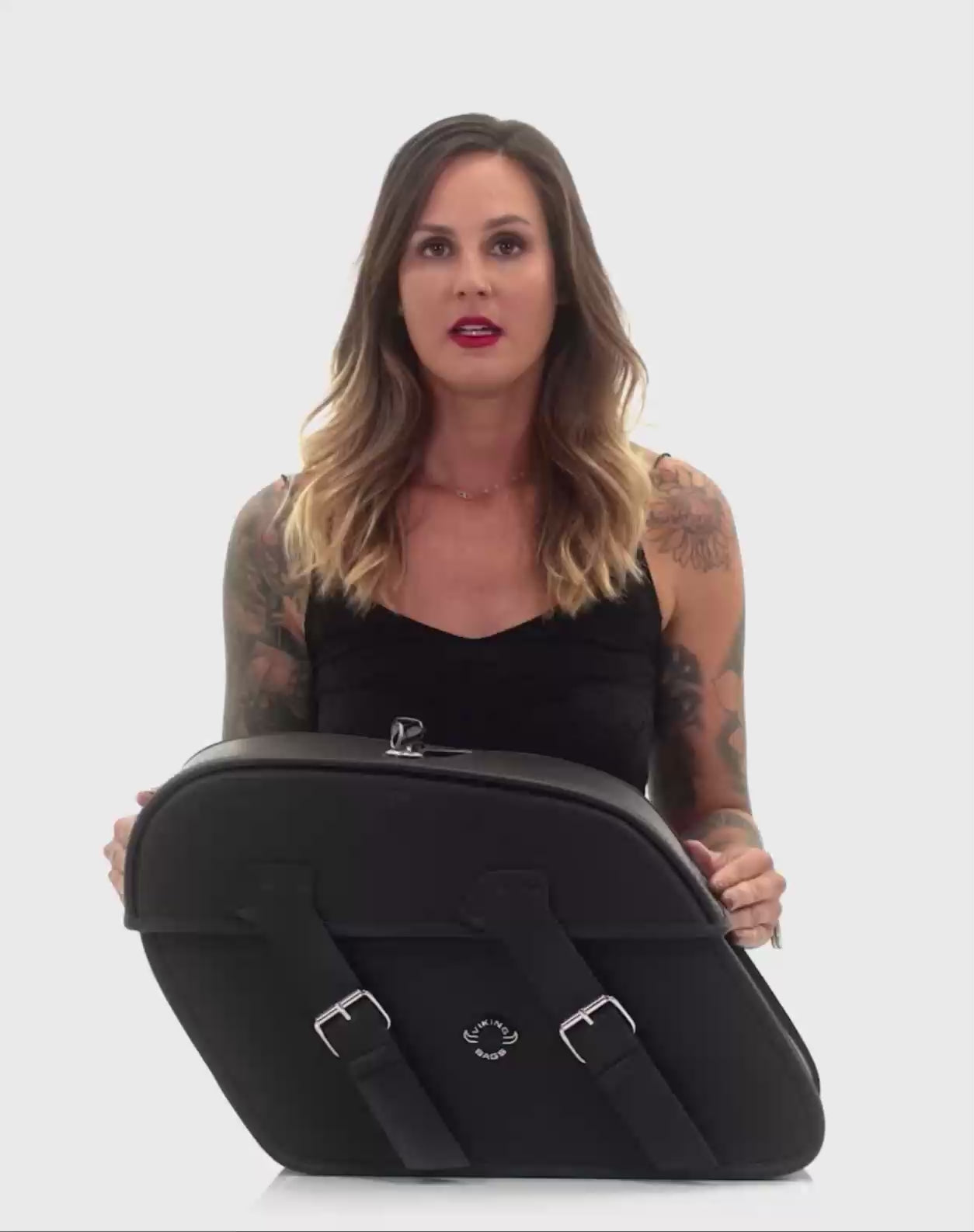 Viking Raven Large Harley Softail Low Rider S FXLRS Leather Motorcycle