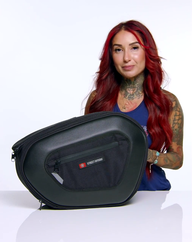 Viking Momentum Extra Large Expandable Street/Sportsbike Saddlebags - 40L