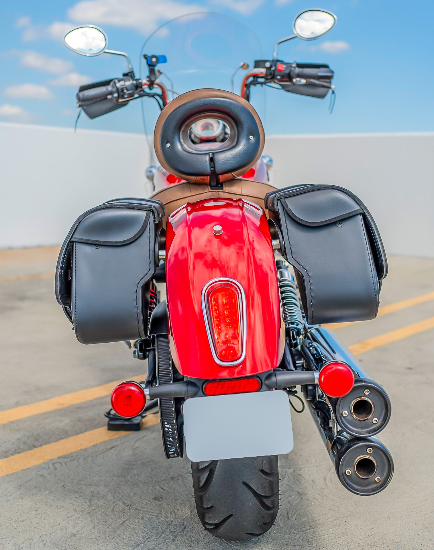 25L - SpiritBlade Large Indian Scout Sixty Leather Saddlebags Lifestyle