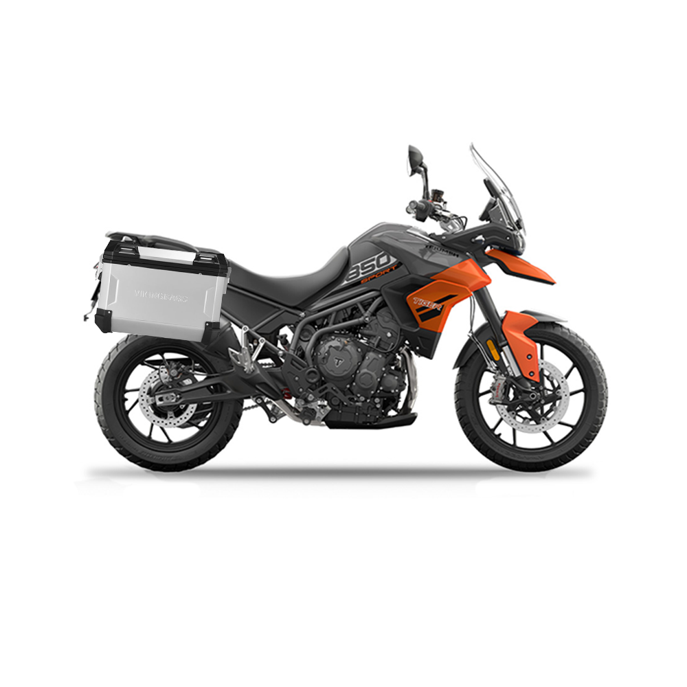 adv touring luggage and saddle bags triumph tiger 850 adventure touring motorcycle
