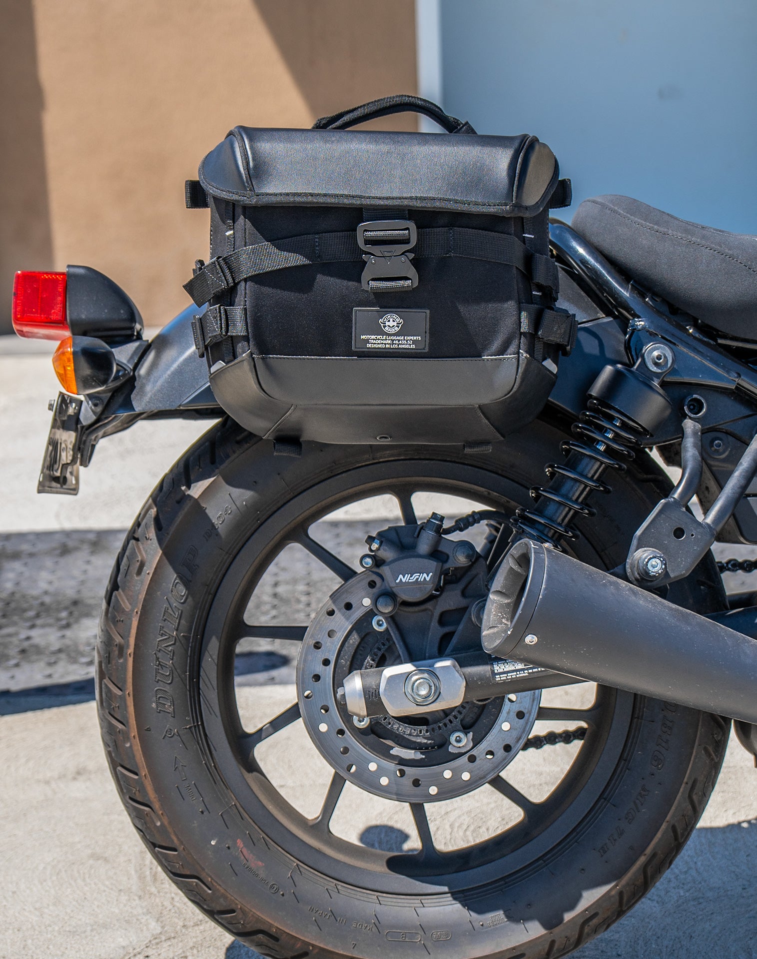 10L - Incognito Quick Mount Small Honda Rebel 500 Solo Saddlebag (Right Only) Lifestyle 2