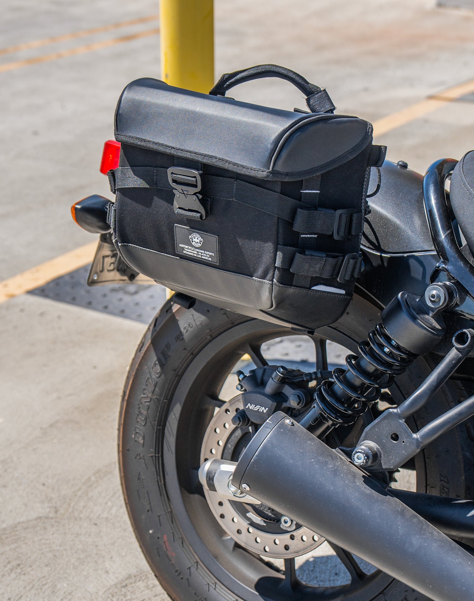 10L - Incognito Quick Mount Small Honda Rebel 300 Solo Saddlebag (Right Only) Lifestyle 3