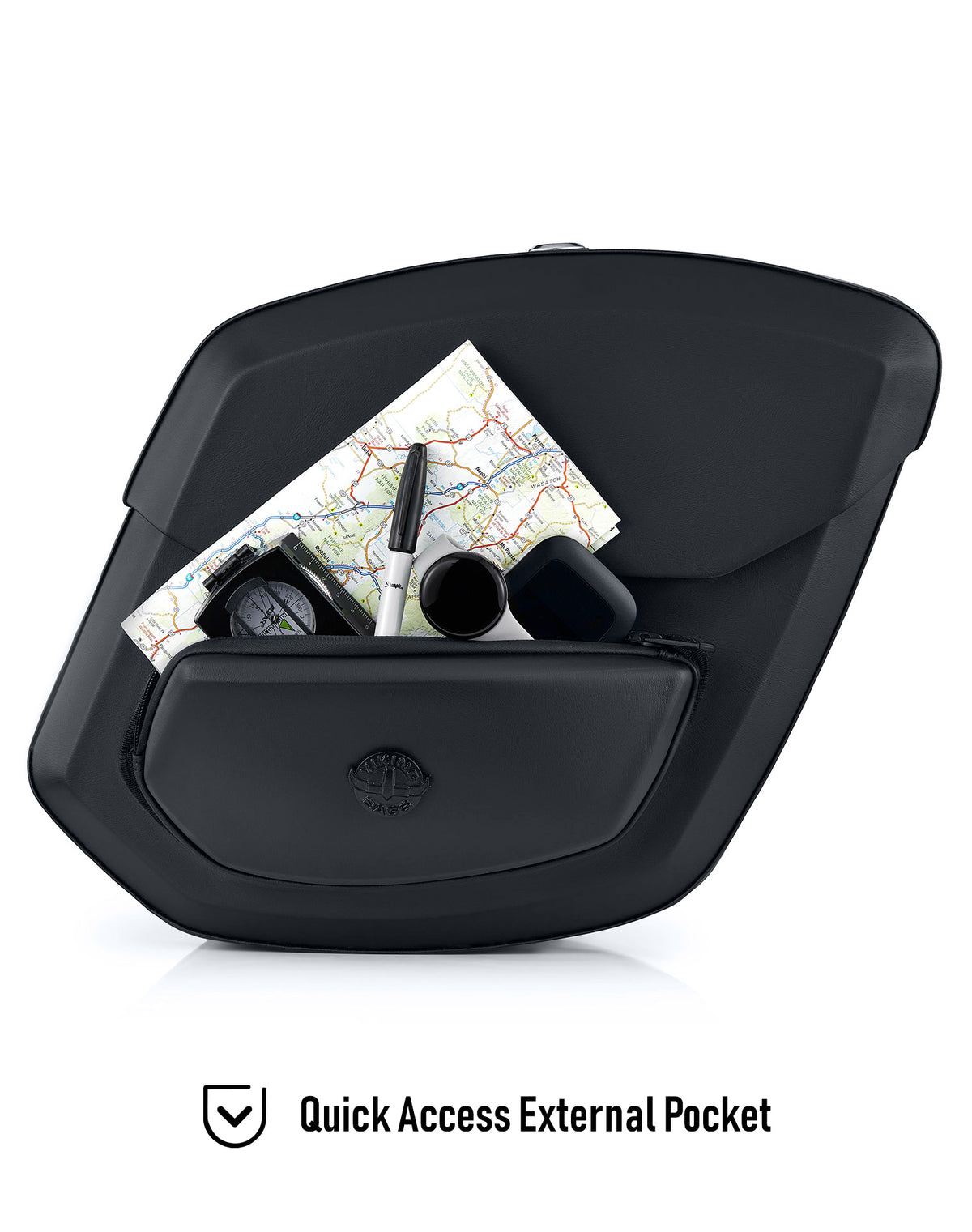 12L - Stormclad Quick Mount Medium Triumph Speed 400 Hard Solo Saddlebag (Left Only)