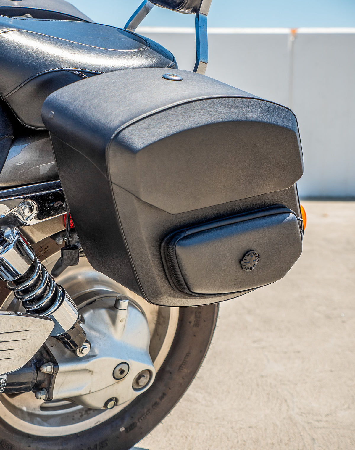 12L - Stormclad Quick Mount Honda VTX 1300 C Leather Saddlebags (Left Only)