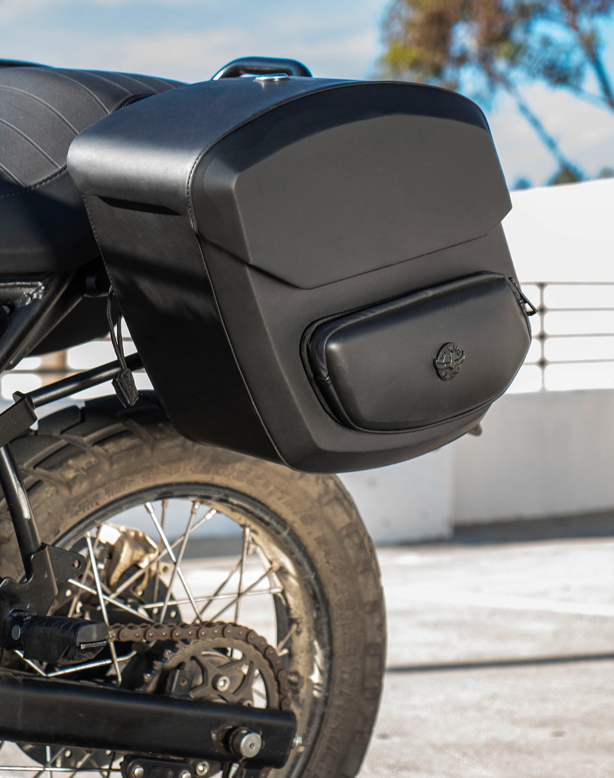 12L - Stormclad Quick Mount Medium Royal Enfield Scram 411 Hard Solo Saddlebag (Left Only)