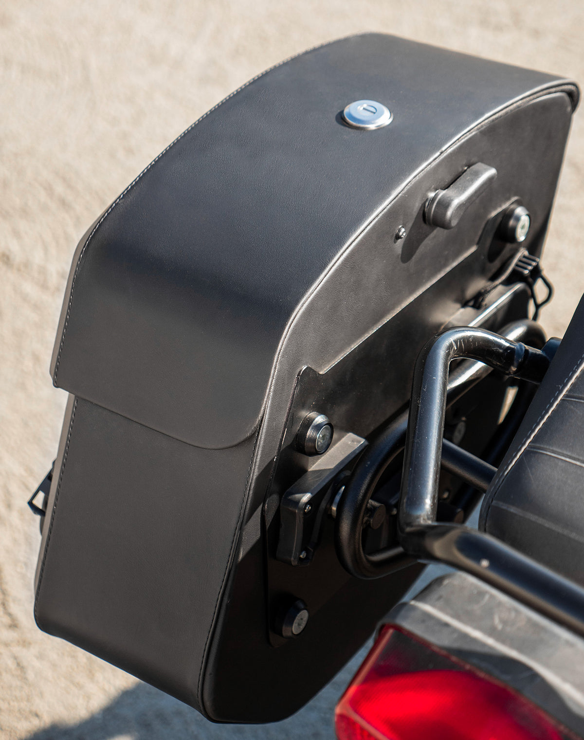 12L - Stormclad Quick Mount Medium Royal Enfield Scram 411 Hard Solo Saddlebag (Left Only)