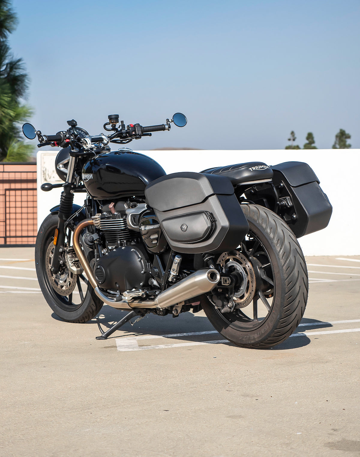 12L - Stormclad Quick Mount Medium Triumph Speed Twin 900 Hard Solo Saddlebag (Left Only)