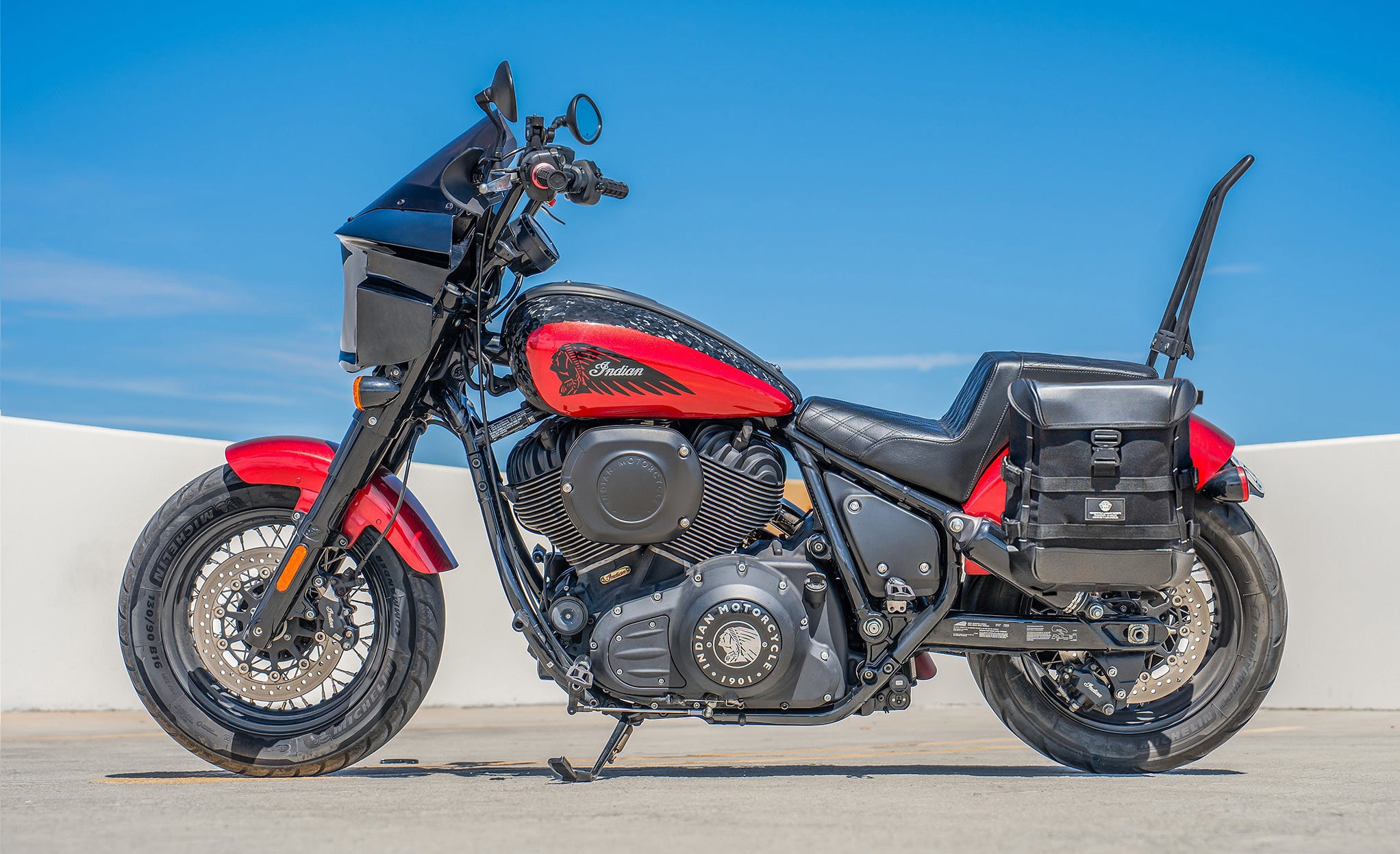 Viking 15L Incognito Quick-Mount Medium Indian Chief Solo Saddle